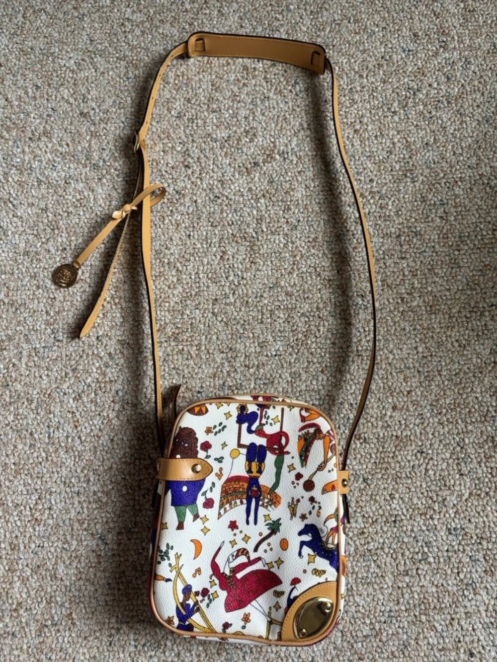 Piero Guidi Magic Circus Shoulder Crossbody Bag